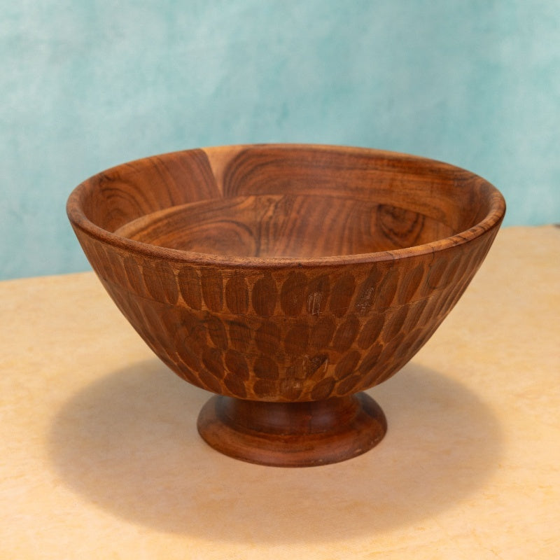 Kalash Acacia Wood Multipurpose Bowl