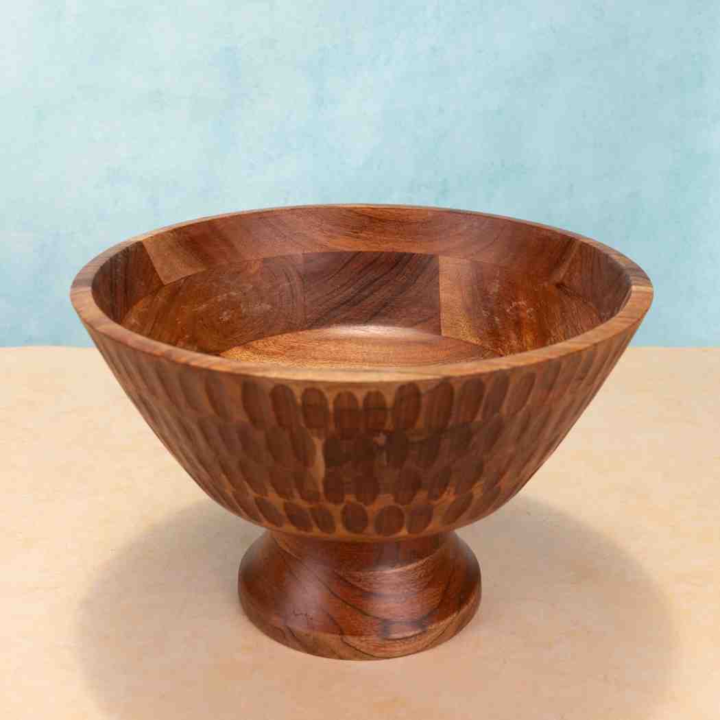 Amruth Acacia Wood Multipurpose Bowl
