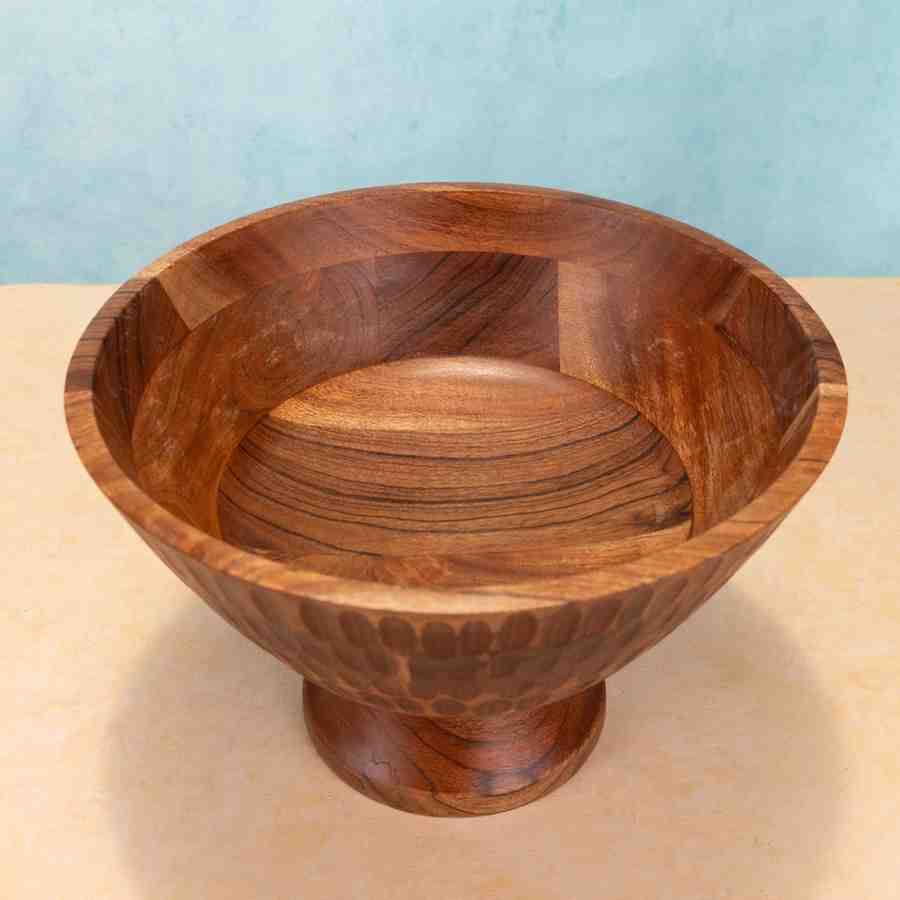 Amruth Acacia Wood Multipurpose Bowl