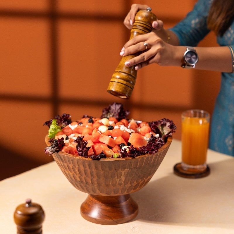 Kalash Acacia Wood Multipurpose Bowl