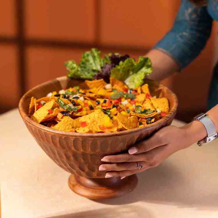 Amruth Acacia Wood Multipurpose Bowl