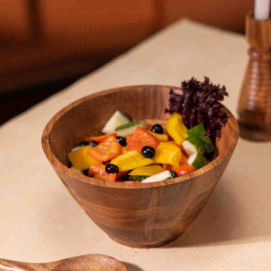 Kosha Acacia Wood Multipurpose Bowl (Small)
