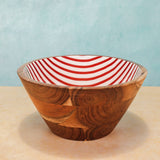 Ripple Acacia Wood Multipurpose Bowl