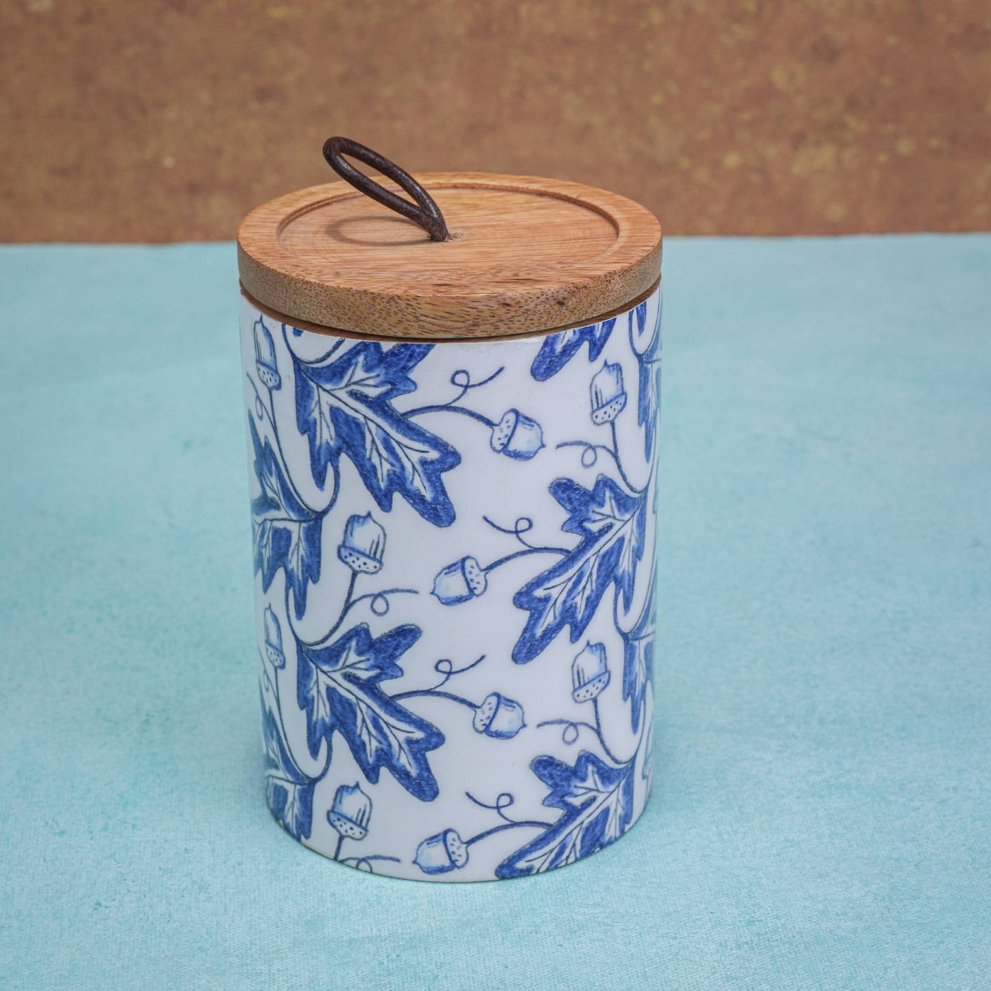 Bloom Mango Wood Cansiter