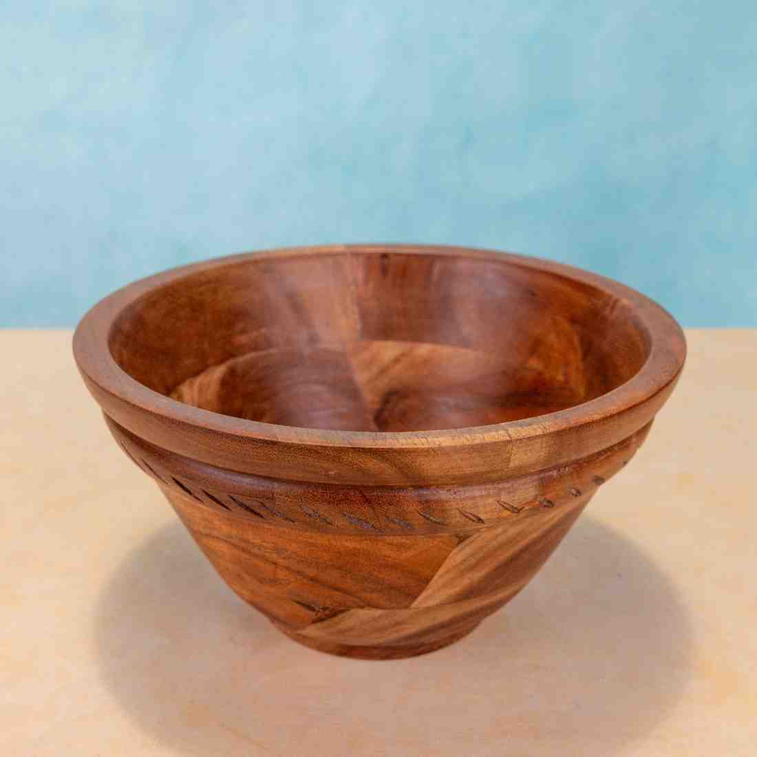 Annapurna Acacia Wood Multipurpose Bowl (Small)