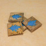 Autumn Blue Coaster (Set of 4)