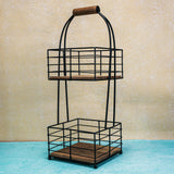 Rustic Grid Multipurpose Storage Basket Turn on screen reader support
