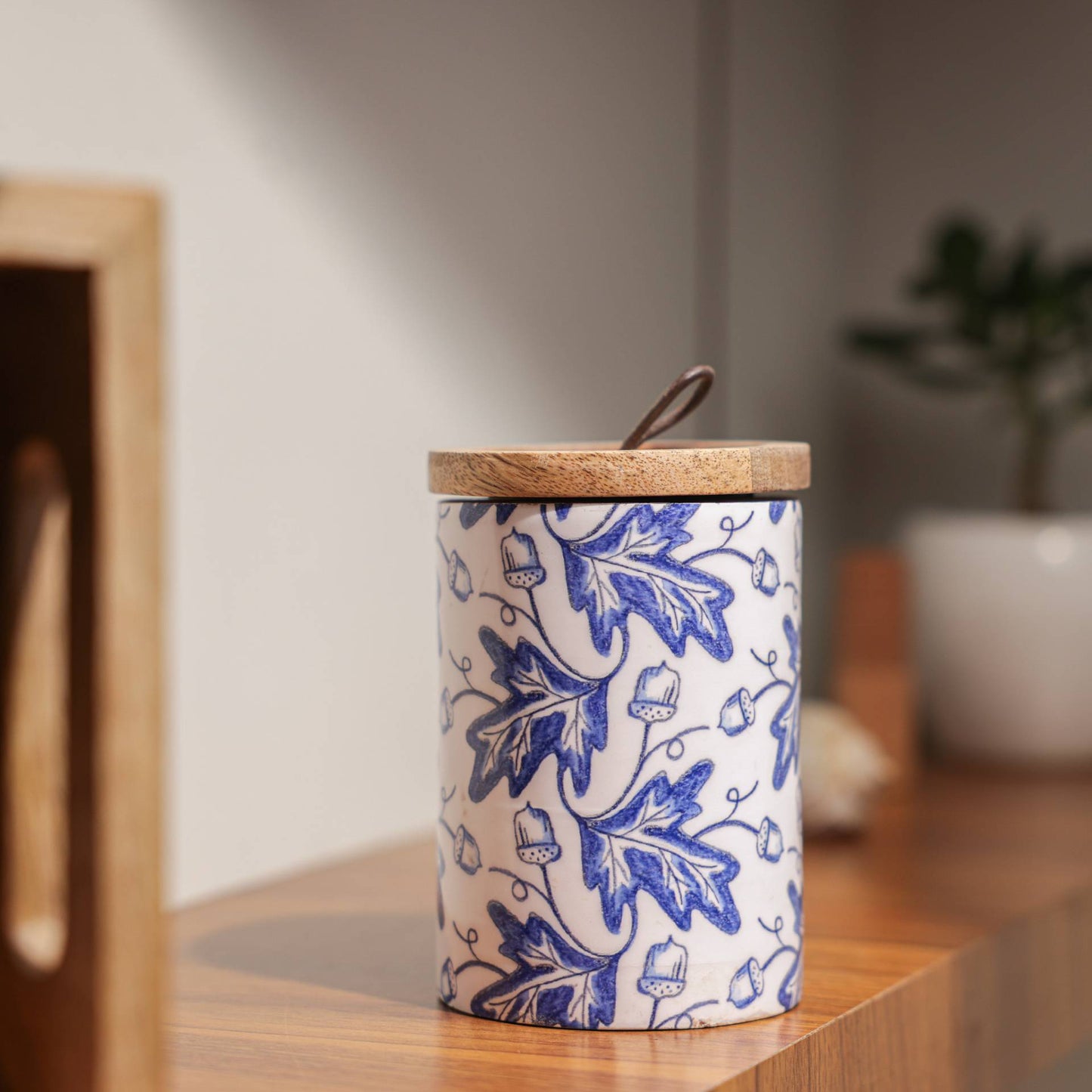 Bloom Mango Wood Cansiter