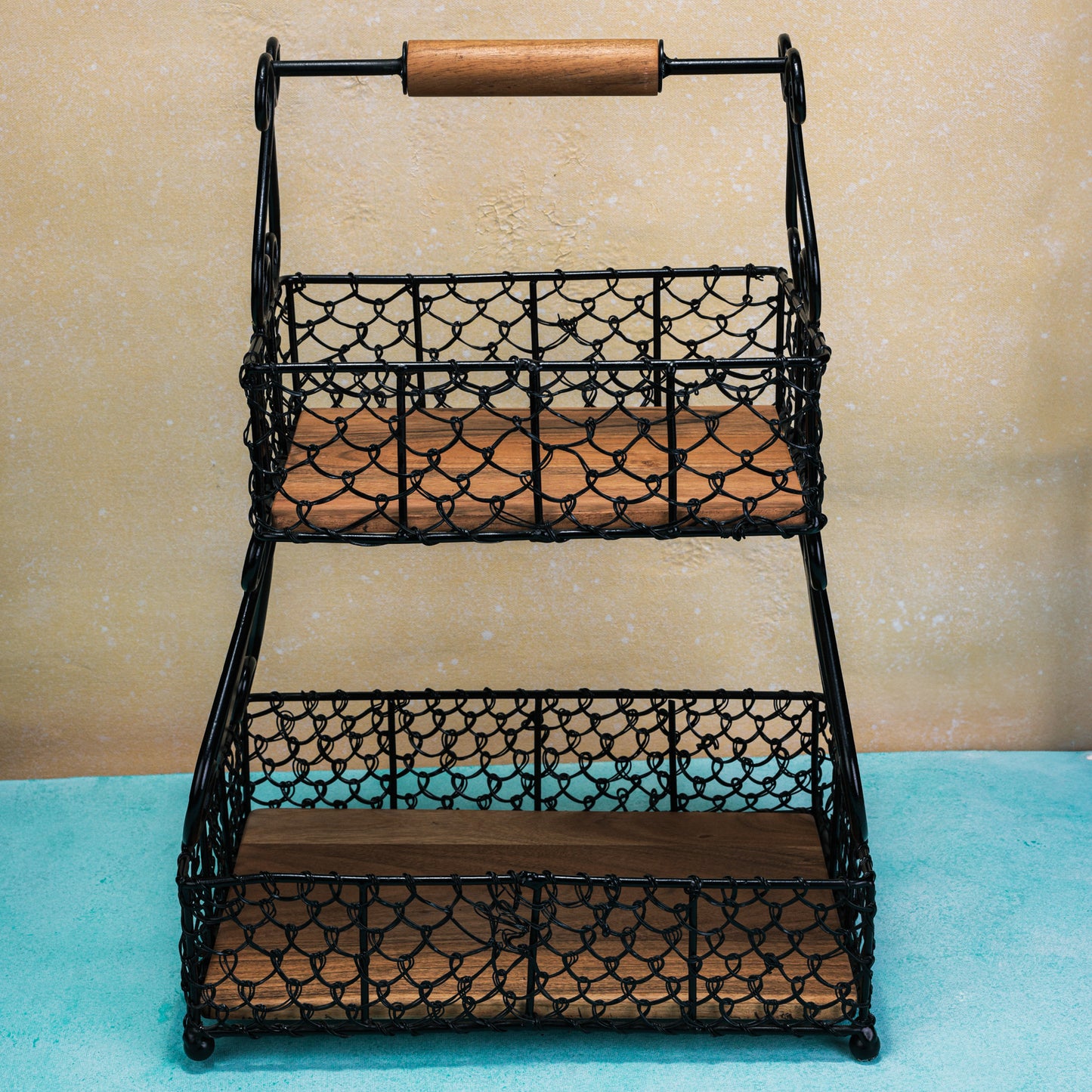 Vintage Charm Multipurpose Storage Basket
