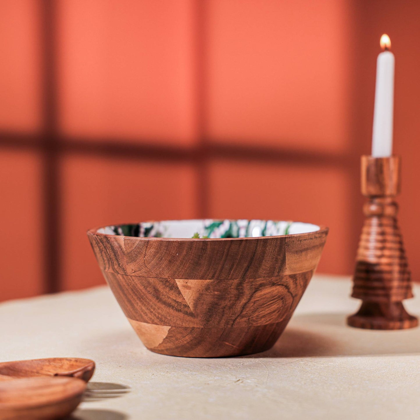 Evergreen Acacia Wood Multipurpose Bowl