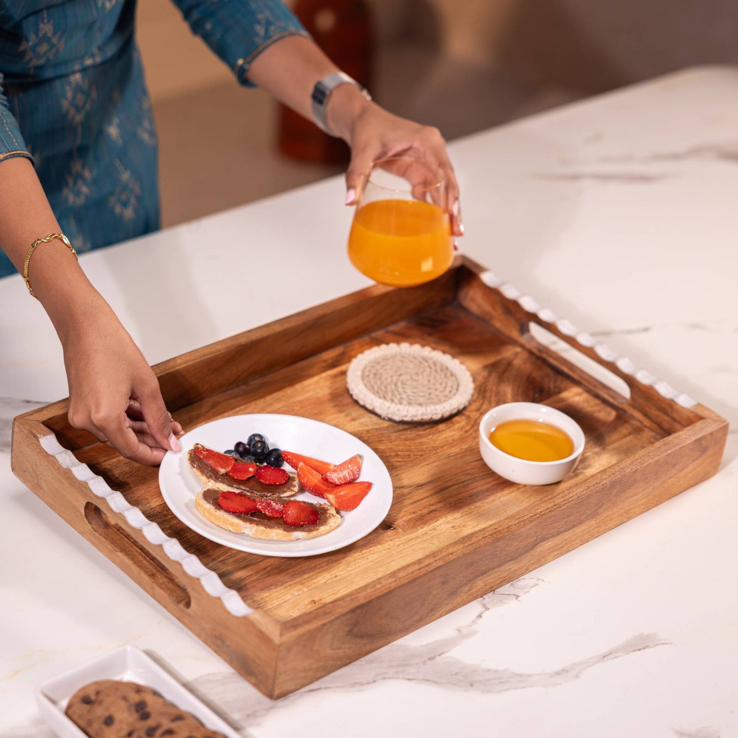 Prasadh Serving Tray(Medium)