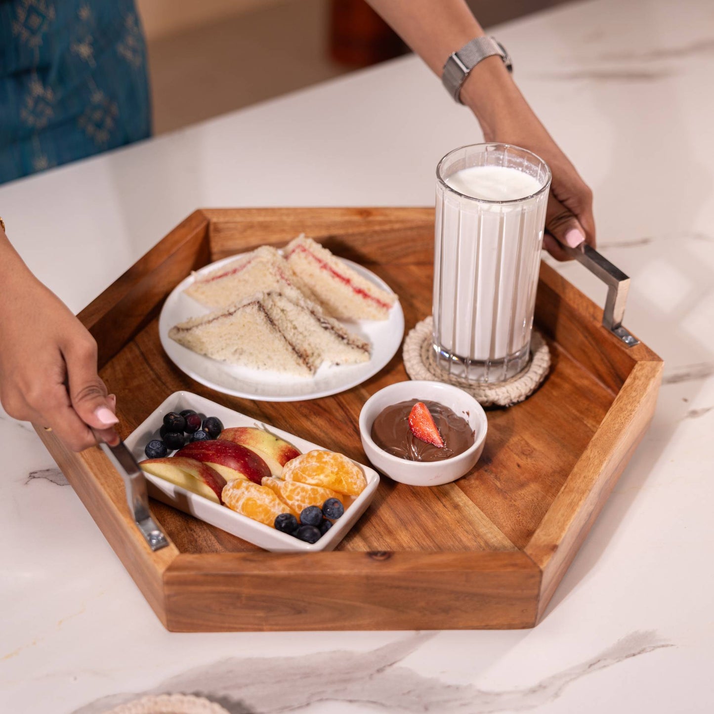 Utsav Serving Tray(Small)