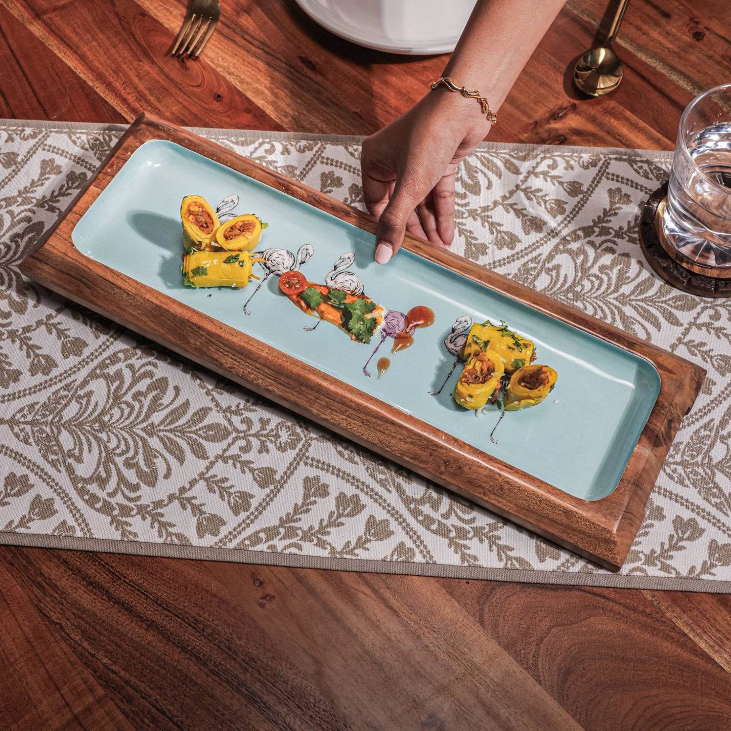 Flamingo Fiesta Serving Platter