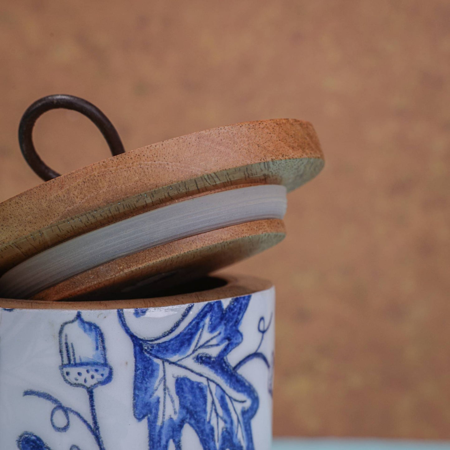 Bloom Mango Wood Cansiter