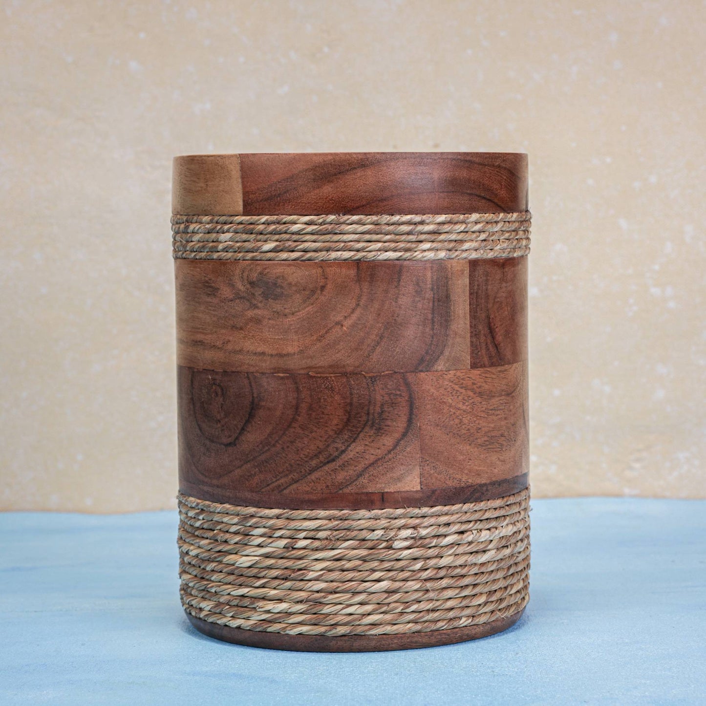 Rustic Roll Utensils Holder