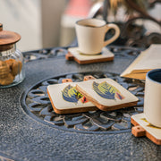 Timber Leaf Coaster (Set of 4)