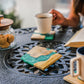 Blue Wave Coasters (Set of 4)