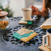 Blue Wave Coasters (Set of 4)