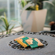 Blue Wave Coasters (Set of 4)