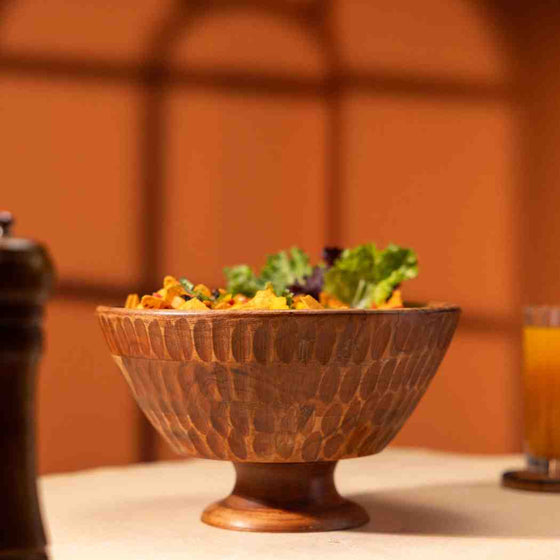 Amruth Acacia Wood Multipurpose Bowl