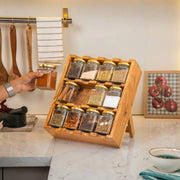 SpiceDeck Glass Jars with Rack