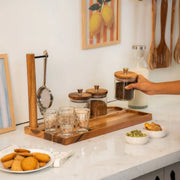 Chai Adda Acacia Wood Chai Station