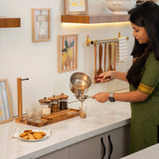 Chai Adda Acacia Wood Chai Station