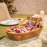 Kasora Bowl with Salad Servers