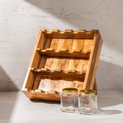SpiceDeck Glass Jars with Rack