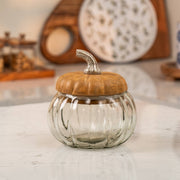 Ember Glass Jar with Airtight Acacia Wood Lid