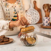 Ember Glass Jar with Airtight Acacia Wood Lid