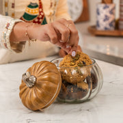 Ember Glass Jar with Airtight Acacia Wood Lid