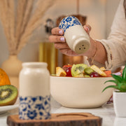 Bloom & Bark Salt & Pepper Shakers with Base Stand