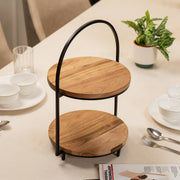 Tierra Two-Tier Multipurpose Serving Stand