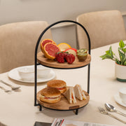 Tierra Two-Tier Multipurpose Serving Stand