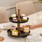 Dusk Two-Tier Multipurpose Serving Stand