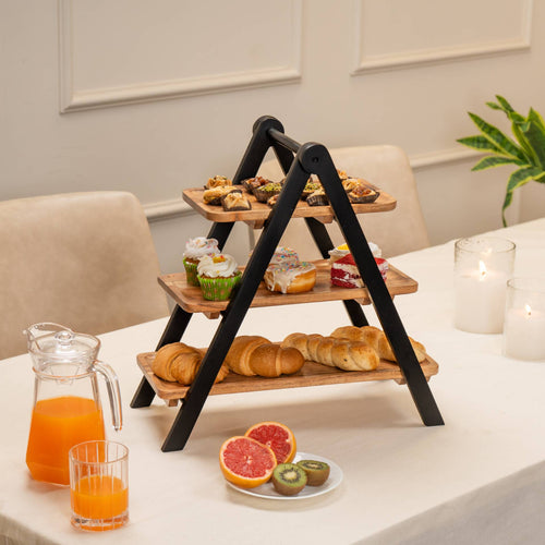 Ascella Three-Tier Multipurpose Serving Stand