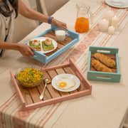 Parosa Acacia Wood Multipurpose Serving Trays (Set of 3)