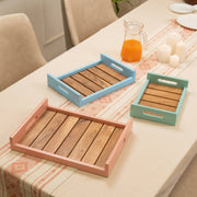 Parosa Acacia Wood Multipurpose Serving Trays (Set of 3)