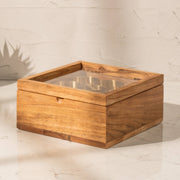 Sugandha Acacia Wood & Brass Masala Box