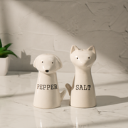 Pup & Purr Salt & Pepper Shaker Set