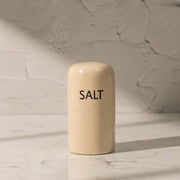 Ivory & Iron Salt & Pepper Shaker Set with Carrier
