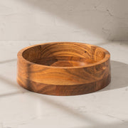 Pallav Acacia Wood Roti Box with Metal Tong