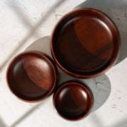 Mrida Acacia Wood Multipurpose Bowls (Set of 3)