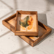 Taruni Acacia Wood Multipurpose Serving Trays (Set of 2)