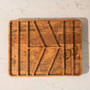 The Spread Acacia Wood Serving Board with Laser Etching