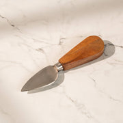 Curata Acacia Wood Multipurpose Cheese Board with Metal Cutlery Set