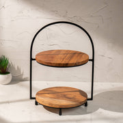 Tierra Two-Tier Multipurpose Serving Stand