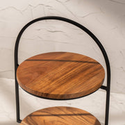 Tierra Two-Tier Multipurpose Serving Stand