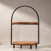 Tierra Two-Tier Multipurpose Serving Stand